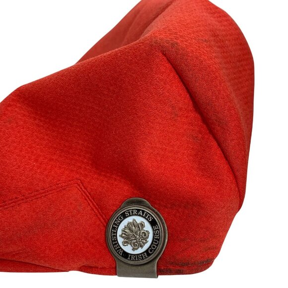 Puma Cobra Mens Flat Caps Golf Hat Set Of 2 Black/Red Lightweight SZ L/XL - Picture 3 of 8